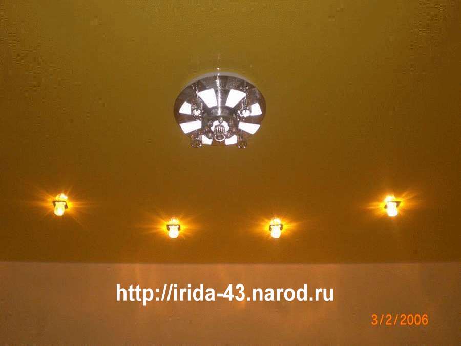 картинка натяжного потолка -фирма Ирида
