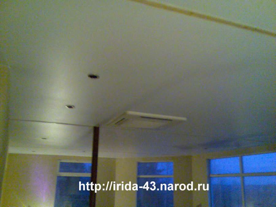 сатиновые натяжные потолки фото